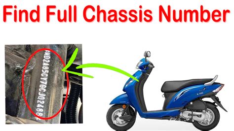 Finding Vehicle Chassis Number: The Complete Guide For Twowheelers