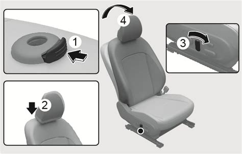 How To Pull Car Headrest Down
