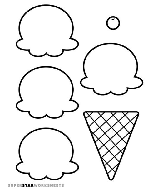 Ice Cream Cone Template