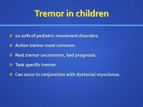 Infant Tremors Leg