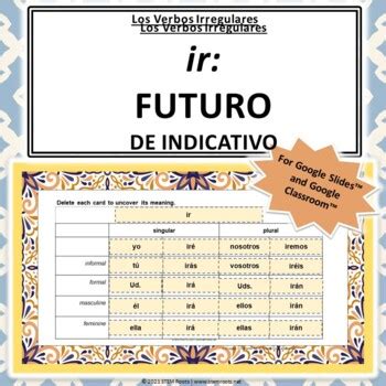 Ir Future Tense