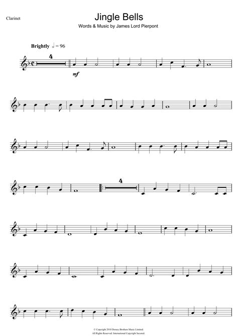 Jingle Bells Clarinet
