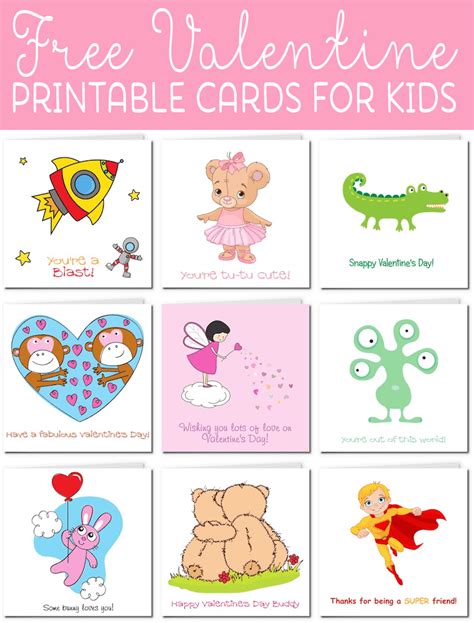 Kids Valentines Cards