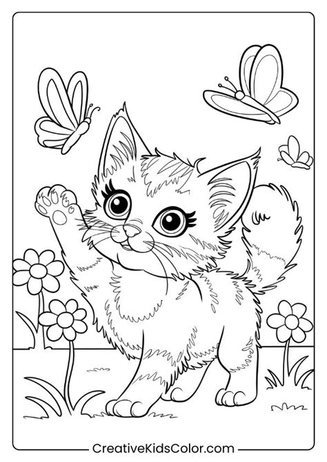 Kittens Coloring Pages