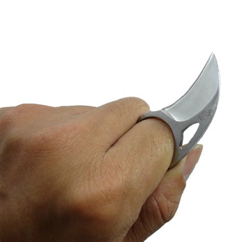Knife With Finger Hole