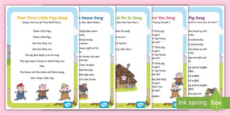 Little Pigs Rhyme