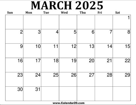 March 31 2025