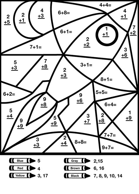 Math Coloring Worksheets