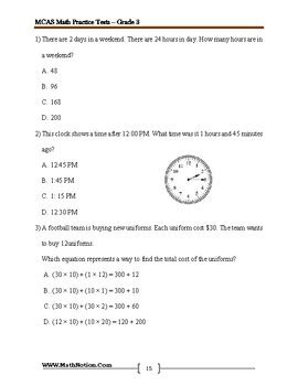 Mcas Test Practice