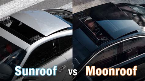 Moonroof Versus Sunroof
