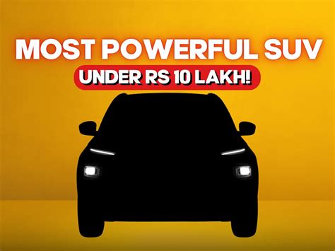 Most Powerful Car Under 10 Lakhs