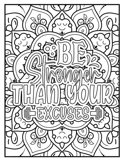 Motivational Coloring Pages