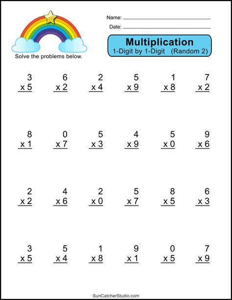 Multiplication By 2 Worksheets