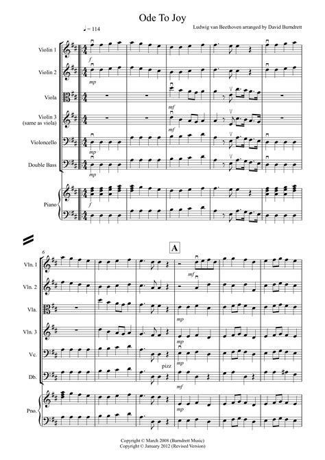Music Score Beethoven