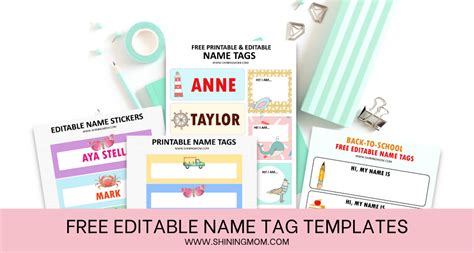 Name Tag Templates