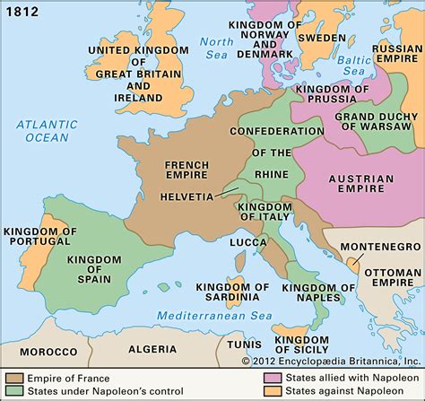 Napoleon Map Empire
