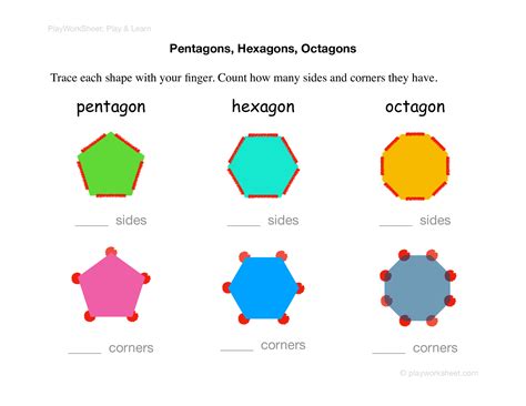 Pentagon Hexagon Octagon