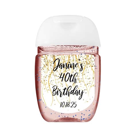 Personalized Hand Sanitizer