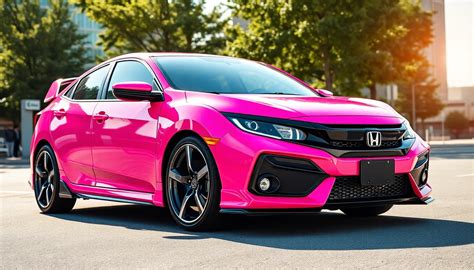 Pink Honda Civic