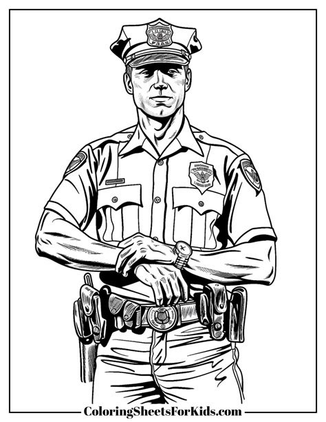 Police Coloring Pages