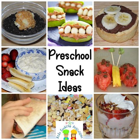 Preschool Snack Ideas