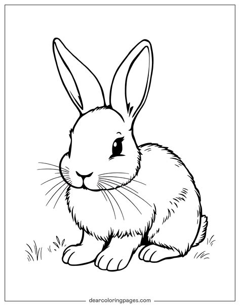 Rabbit Coloring Page