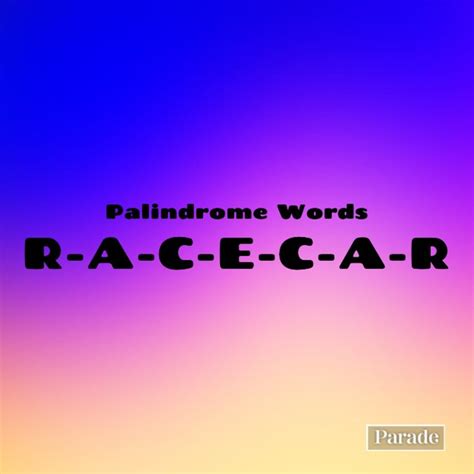 Racecar Spelled Backwards