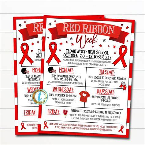 Red Ribbon Week Posters