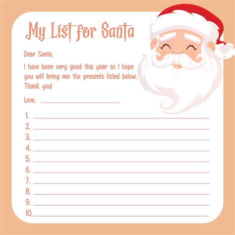 Santa Christmas List