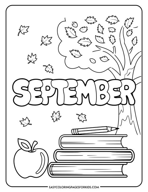 September Color Pages