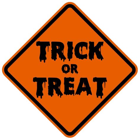 Sign Trick Or Treat