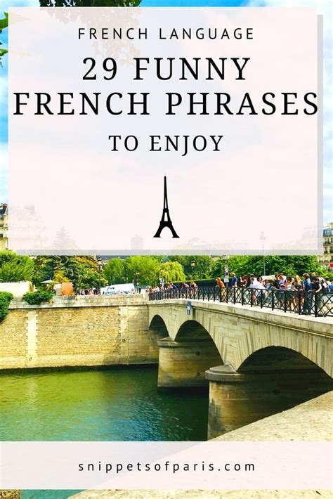 Silly French Sayings
