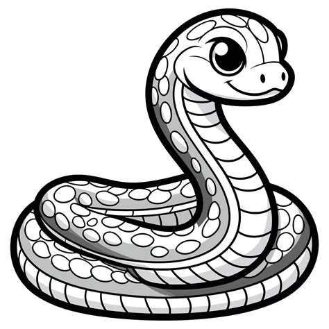 Snake Black And White