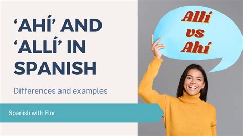 Spanish Ahí Meaning