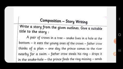 Story With Hints