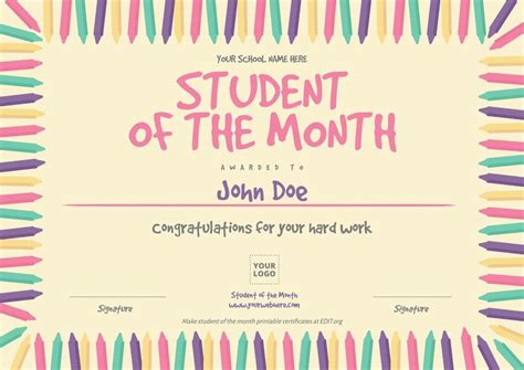 Student Of The Month