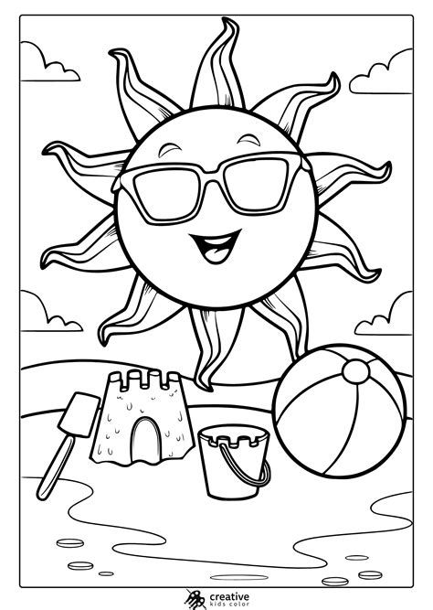 Summer Fun Coloring Pages
