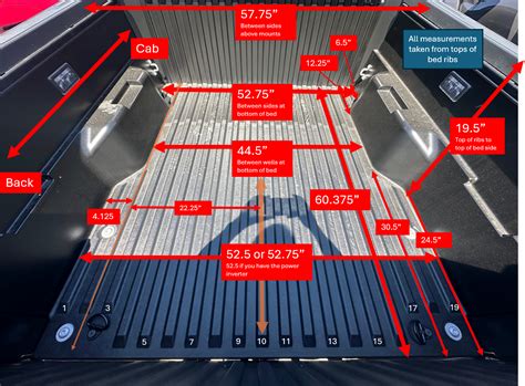 Tacoma Bed Width