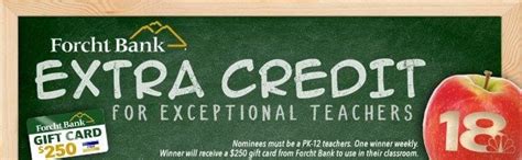 Teacher Extra Credit