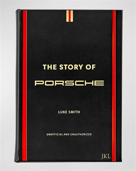 The Story Of Porsche Leather Bound Book