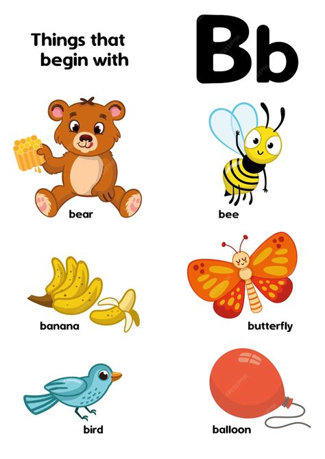 Things Letter B