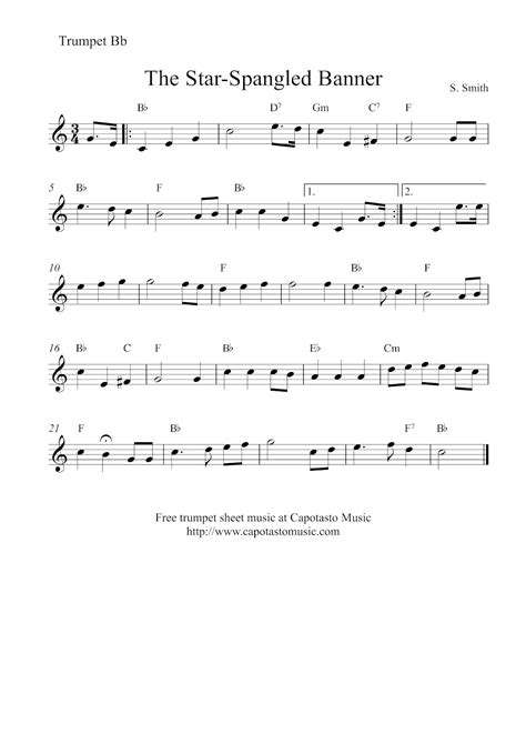 Trumpet Songs Sheet Music