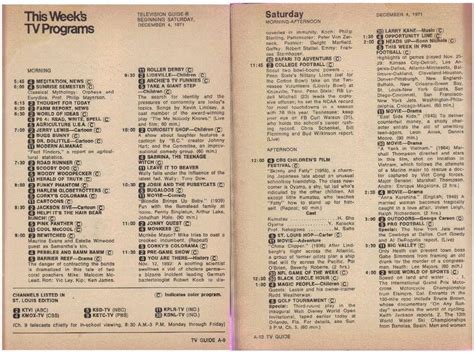 Tv Guide Listings Indianapolis