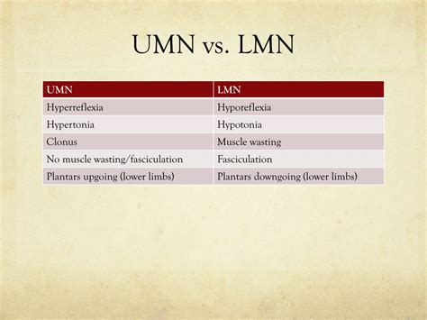 Umn Vs Lmn