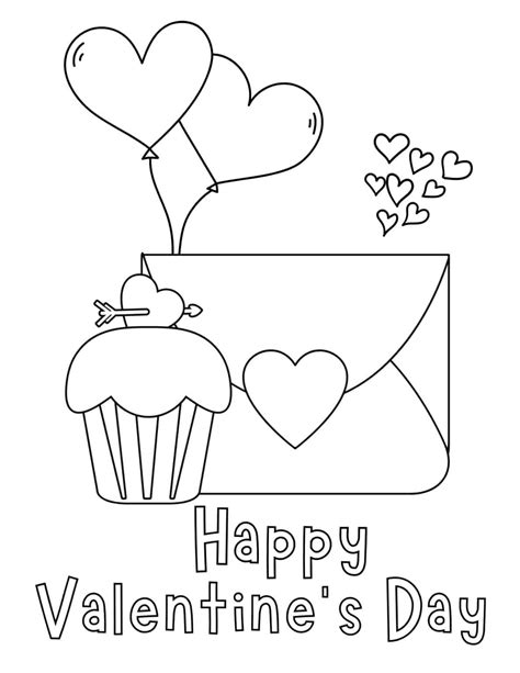 Valentine's Day Coloring Page