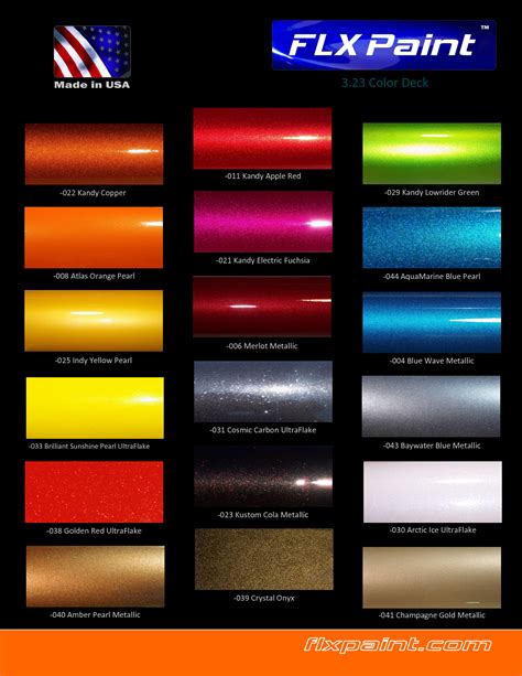 Vehicle Paint Colors
