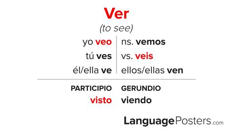 Ver Conjugation Spanish