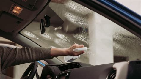 Wash Windshield Inside