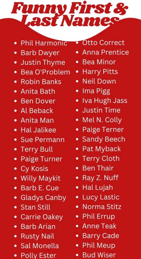 Weird Last Names
