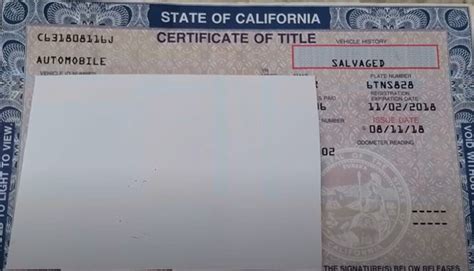 What Makes A Car Salvage Title In California